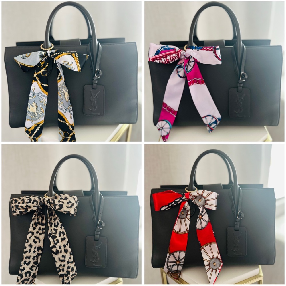 NWT Satin Bow Handbag Keychain